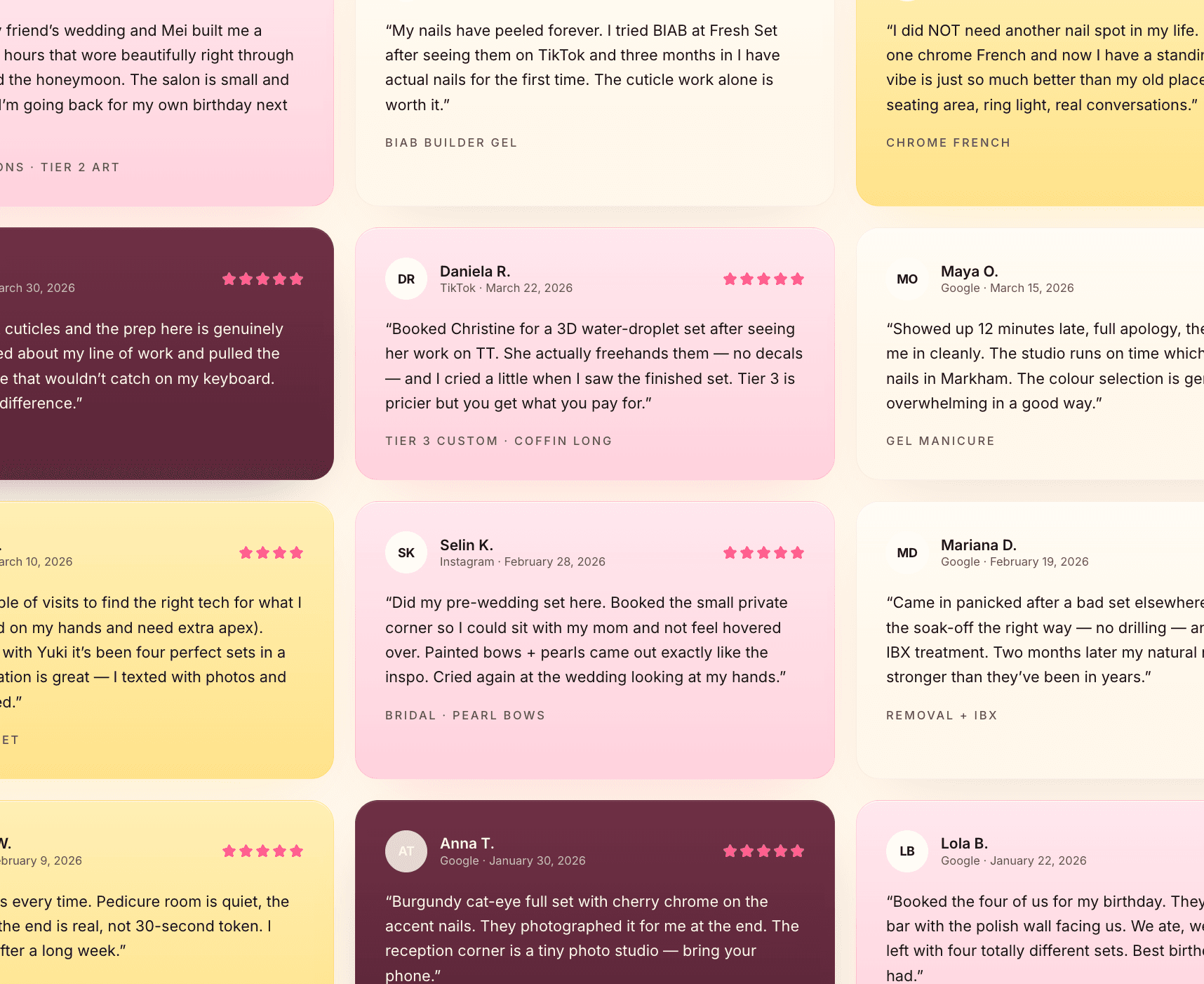 Real clients talking like real clients. Much better than anything we could write.