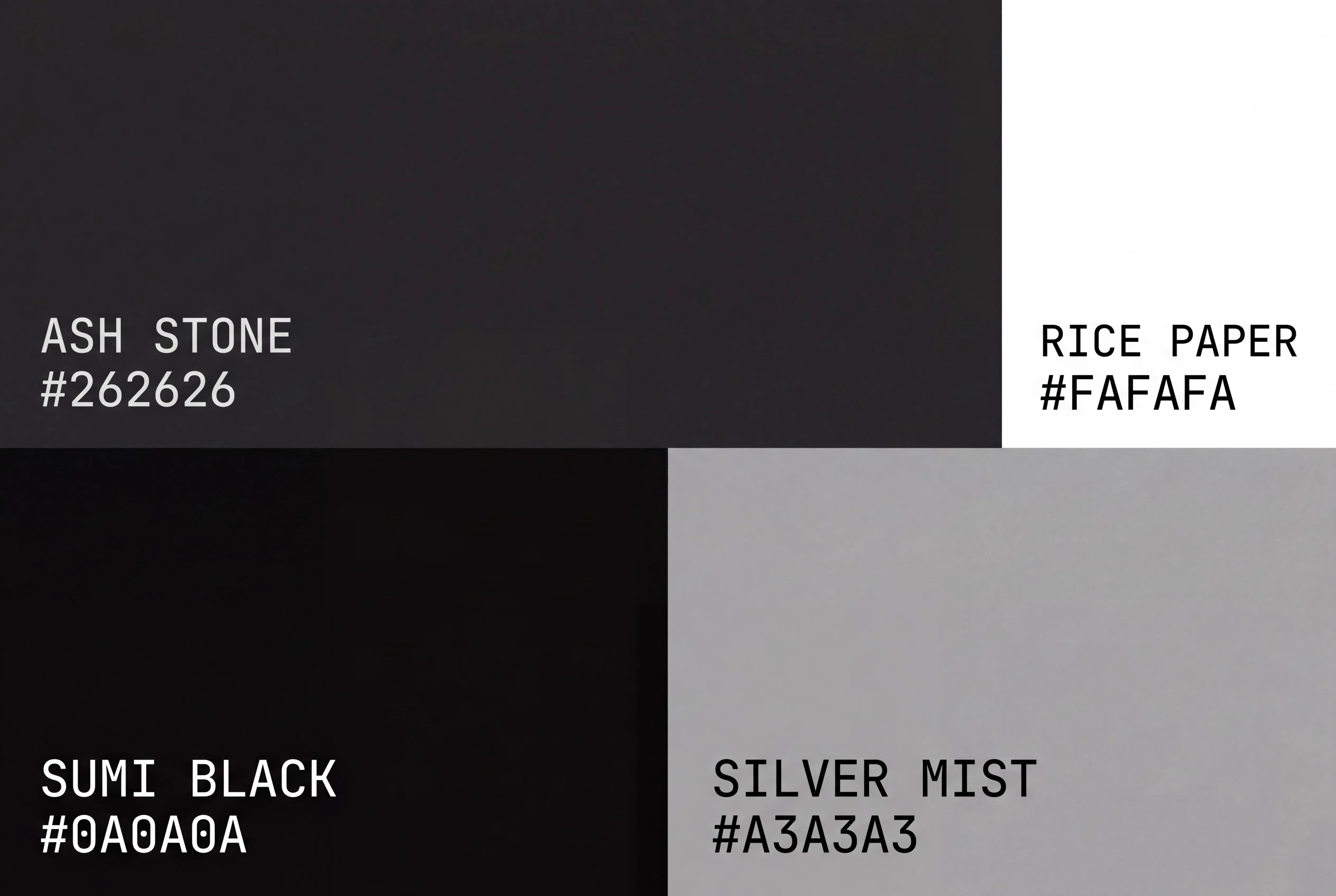 Kuro Hana color palette