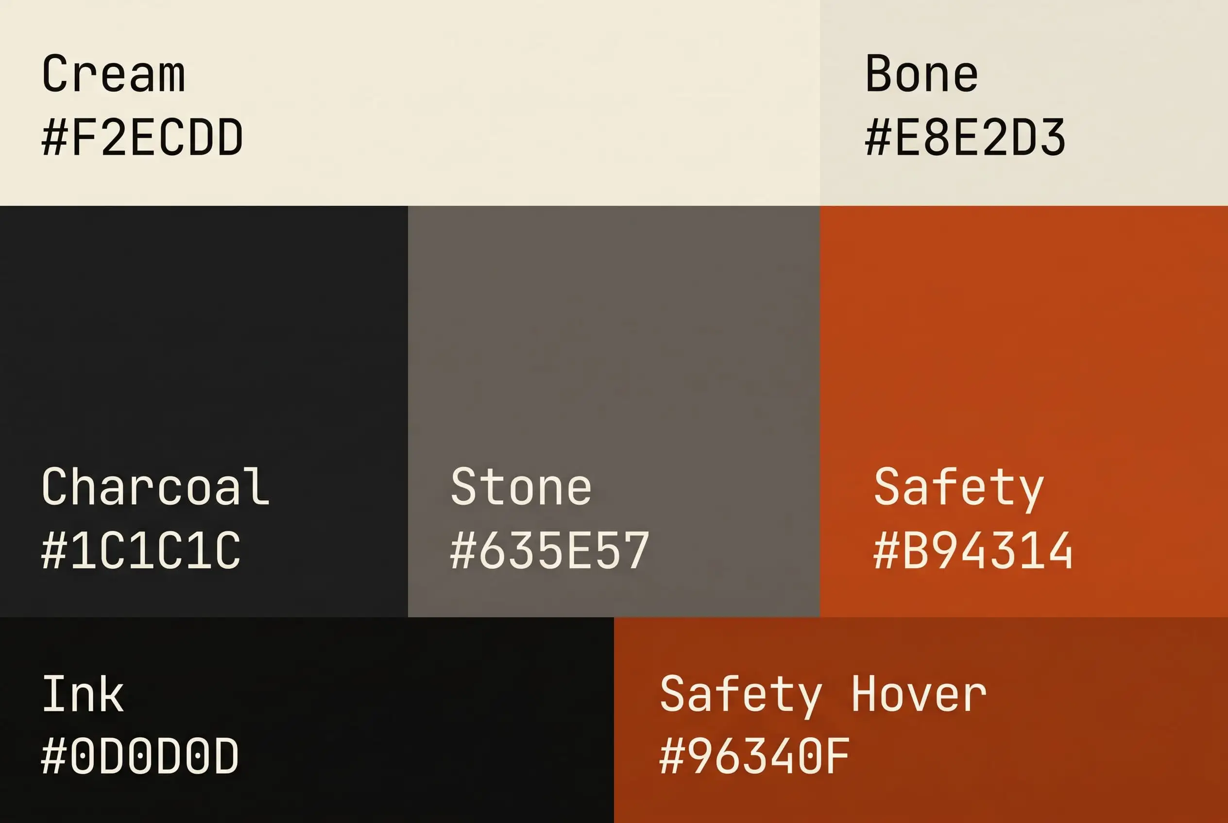 Steady Roofing Co. color palette