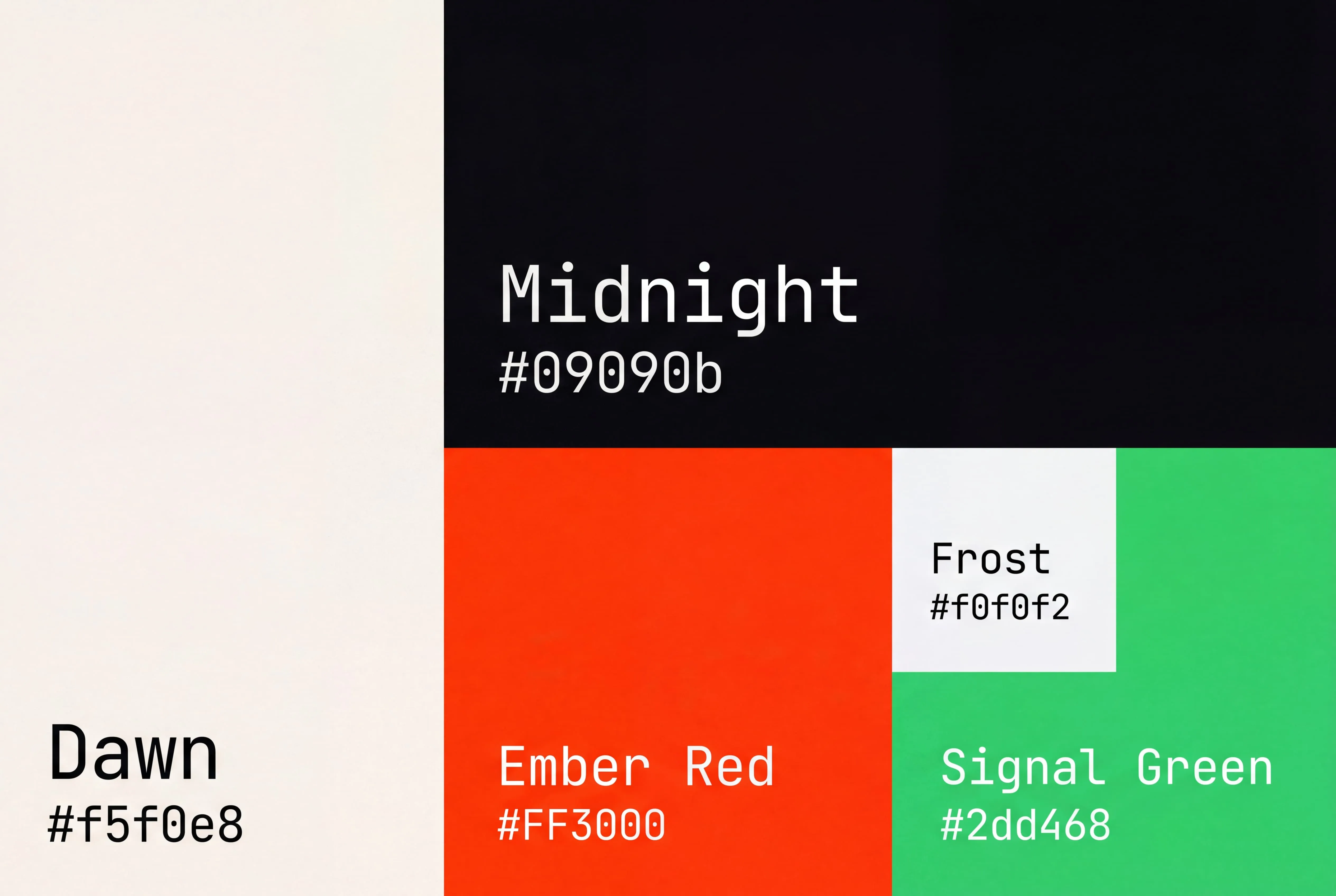 Yapr color palette